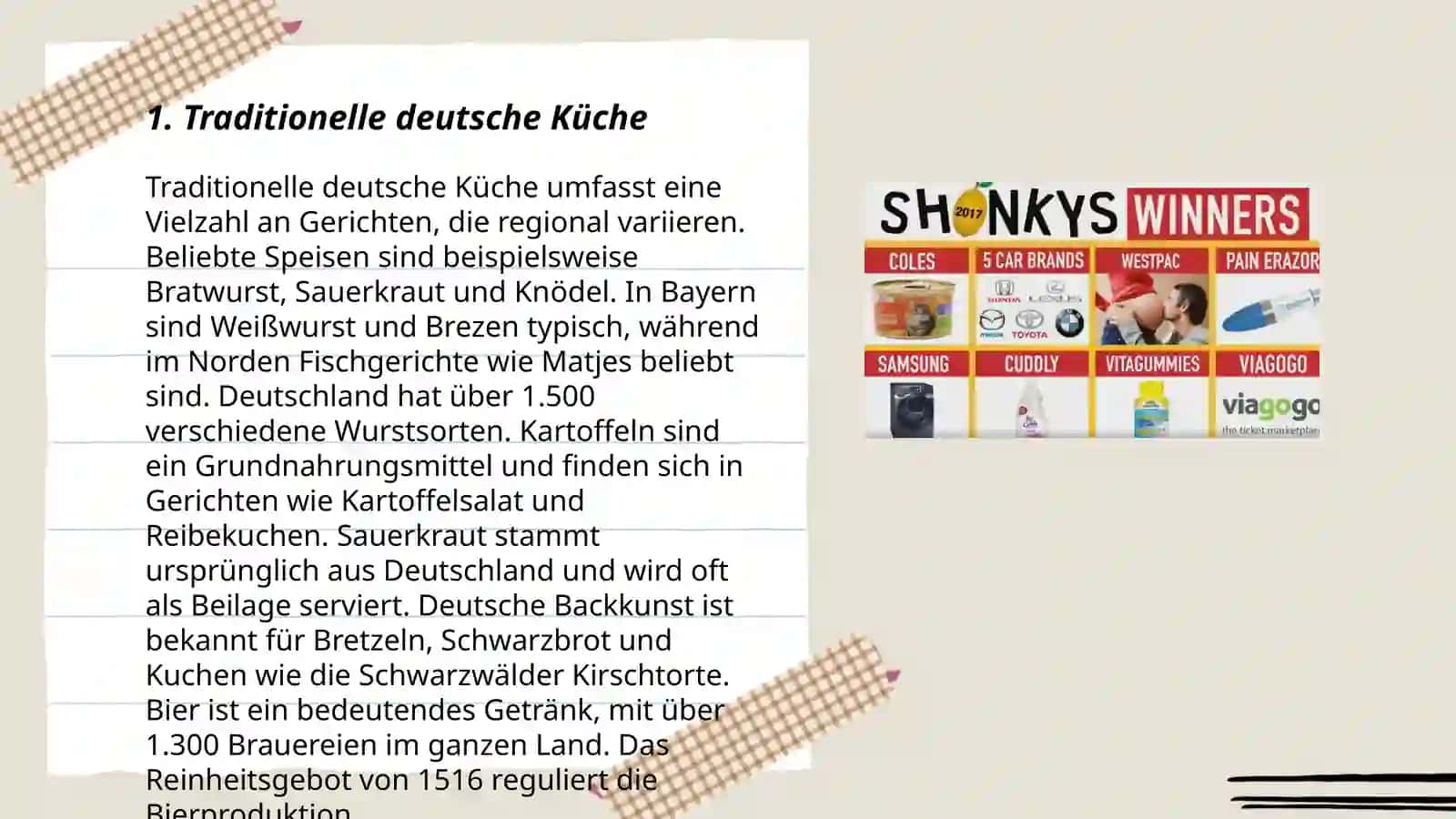 Traditionelle deutsche Küche 3