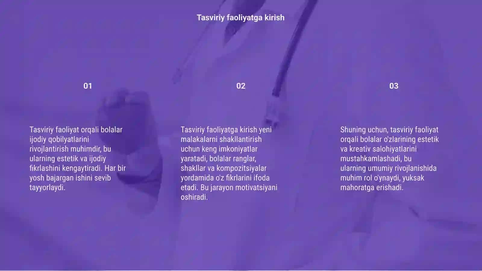 Tasviriy faoliyat orqali ijodiy qobilyatlarini rivojlantirish 3
