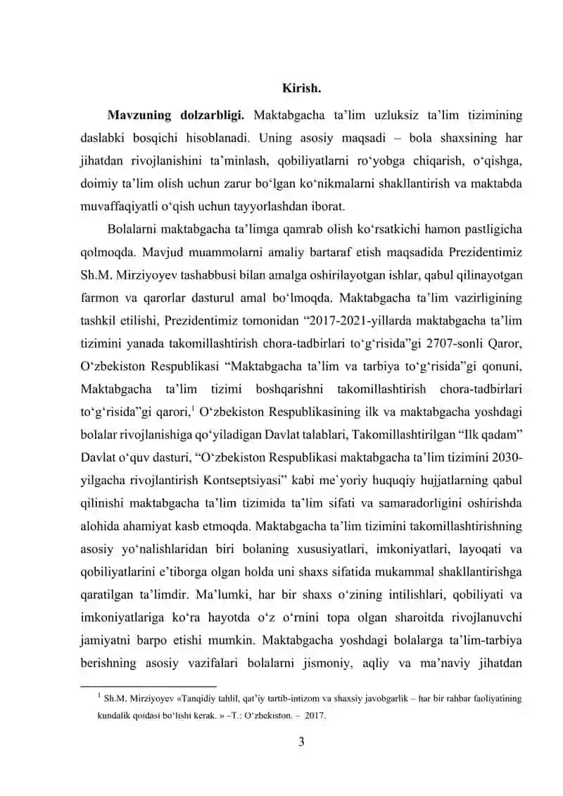 Maktabgacha ta’lim tarbiyani tashkil etish 3