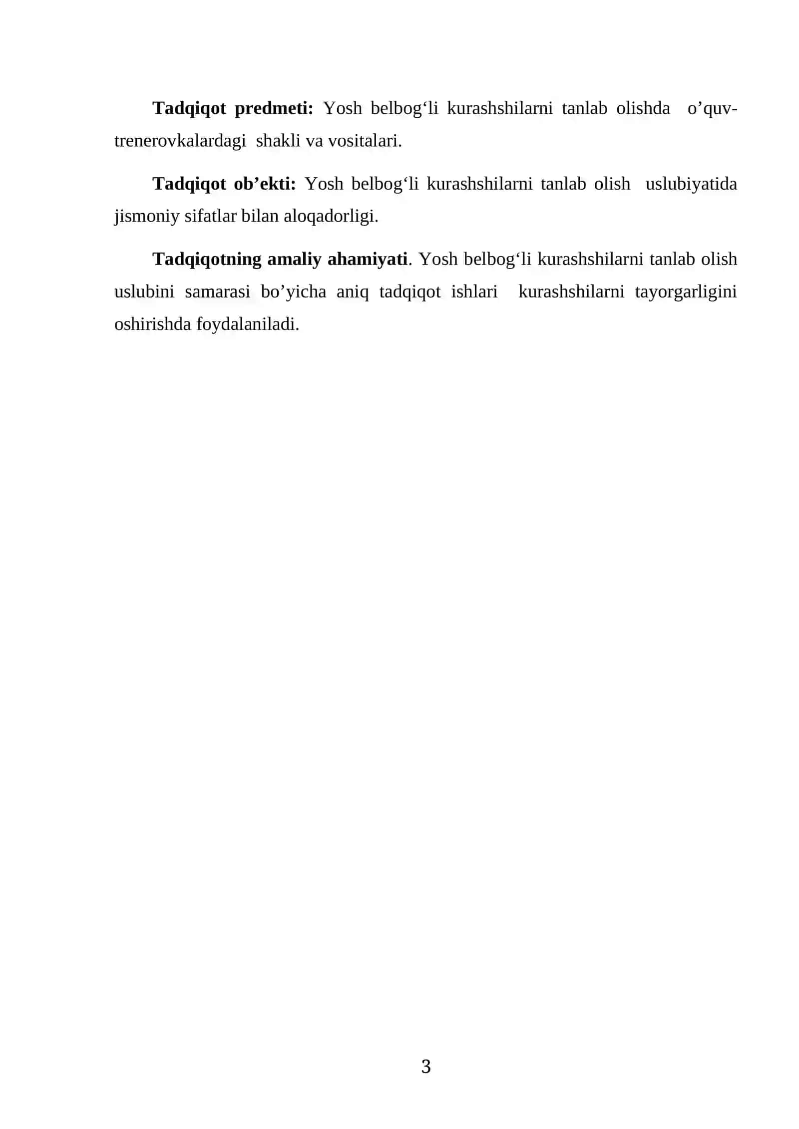 YOSH BELBOG'LI KURASHCHILARNI TANLAB OLISH SAMARADORLIGINI OSHIRISH USULLARI 3