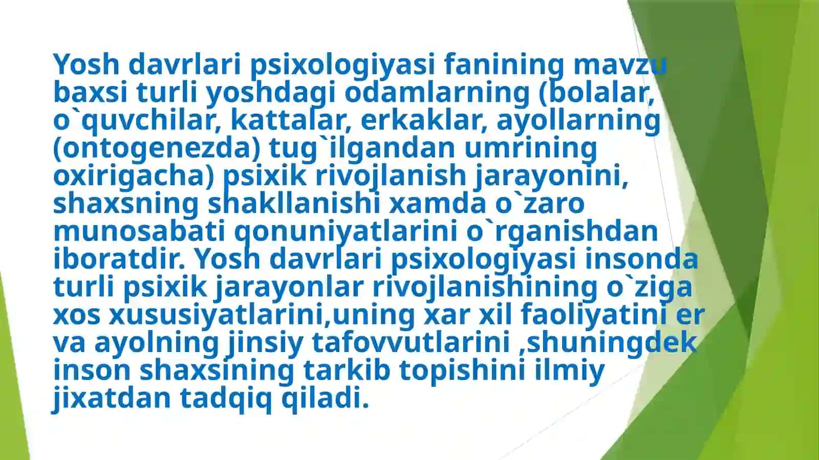 18-Mavzu: Yosh va pedagogik psixologiya fanining tadqiqot sohasi va muammolari 3