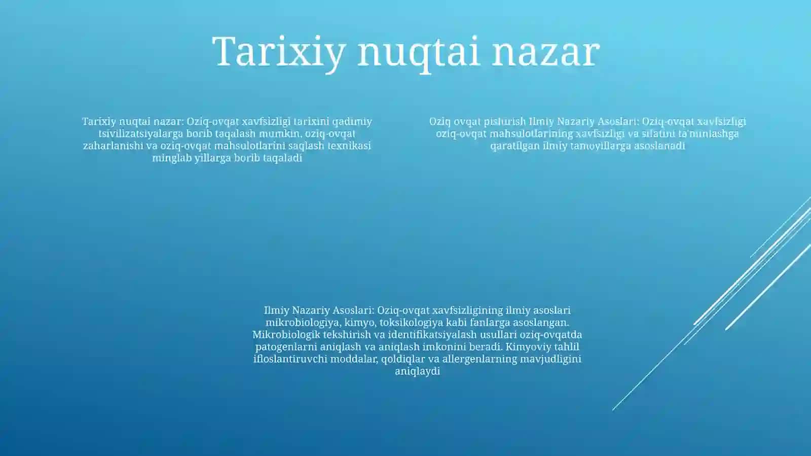 Oziq Ovqat Xavfsizligining Ilmiy Nazariy Asoslari 3