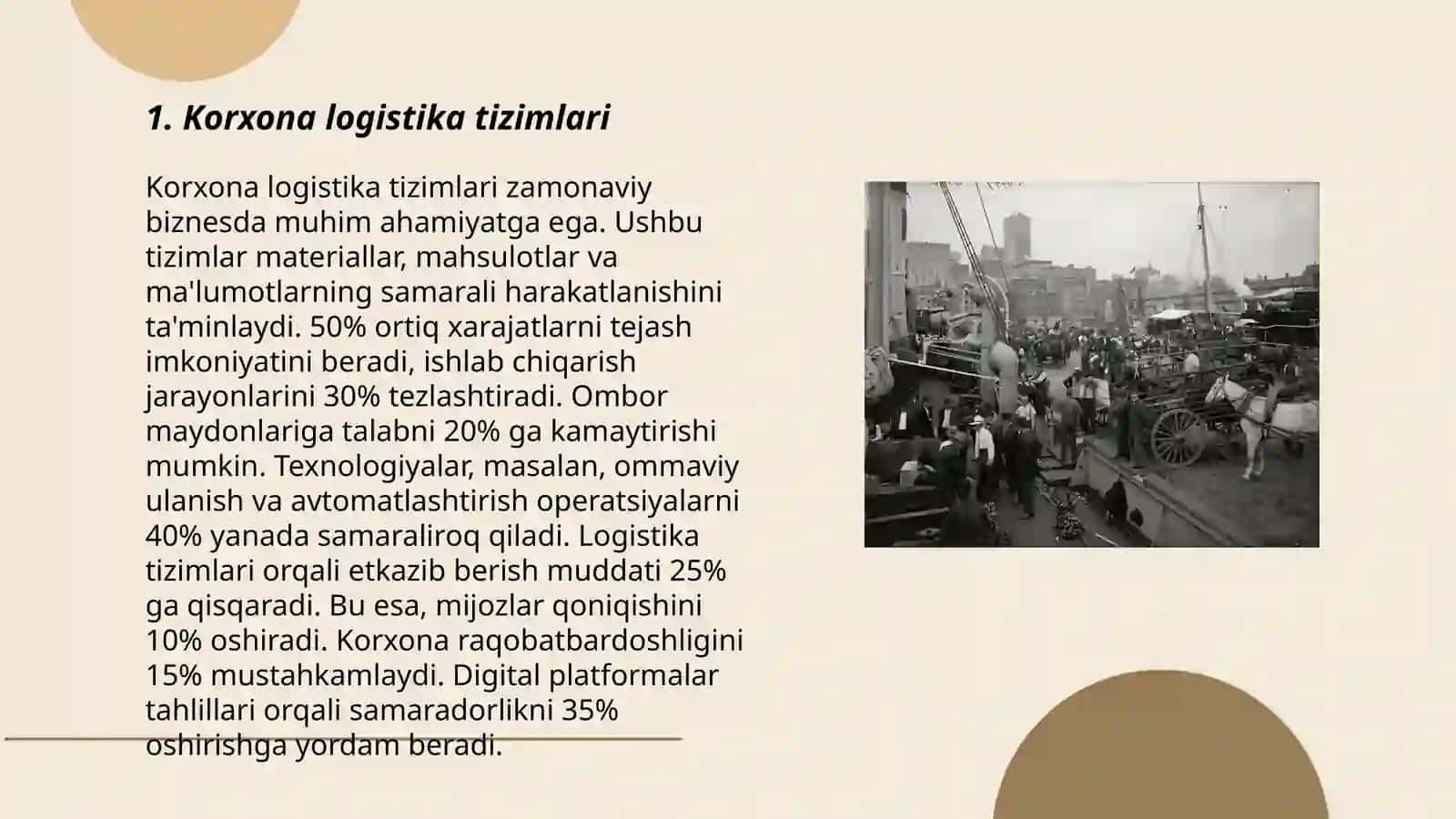 Korxona logistik modeli 3