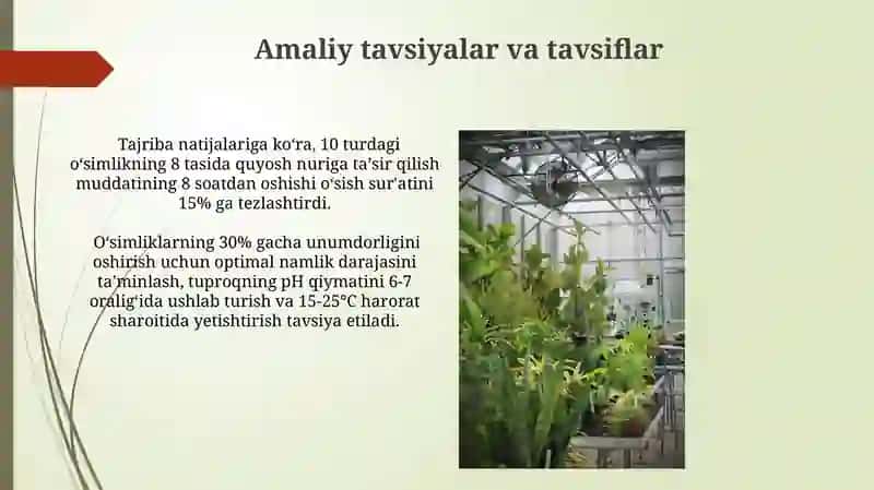 O'simliklarni Turli Ekologik Sharoitlarda O'rganish 3
