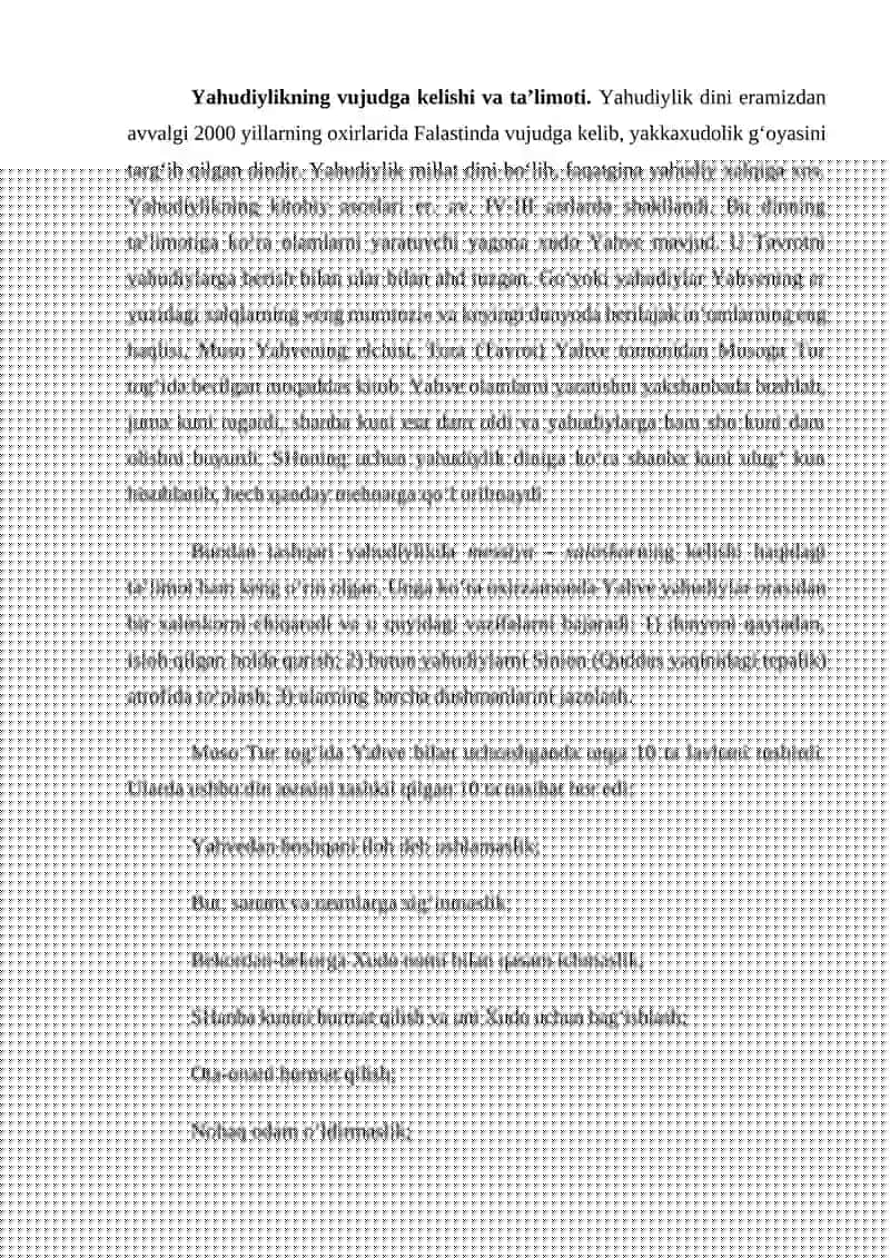 Yahudiylik dini 3