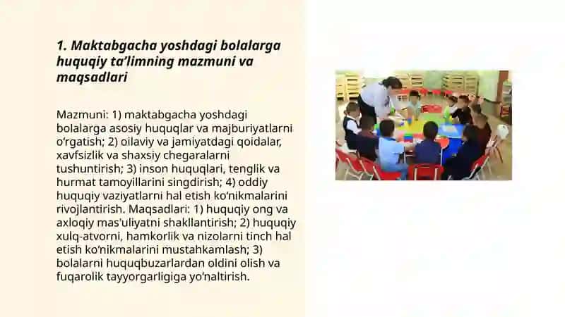 Maktabgacha yoshdagi bolalarning huquqiy taʼlimi 3