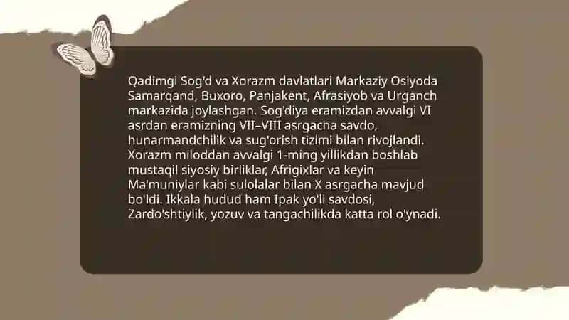 O'zbek davlatciligining tarixiy bosqichlari (O'zbekiston hududidagi davlatlar tarixi misolida) 3