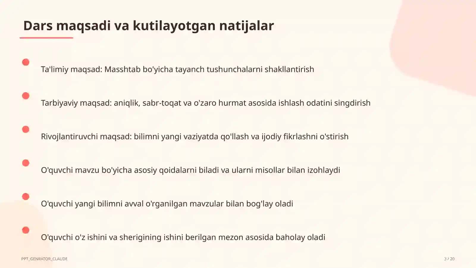 Masshtab (6-sinf) 3