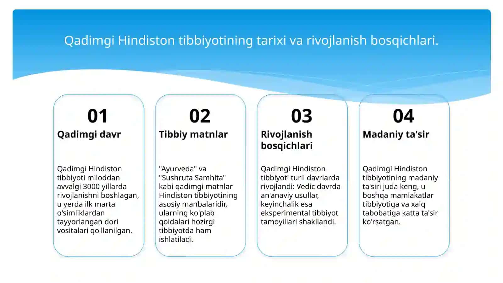 Qadimgi Hindiston tibbiyoti va uning oʻziga xos tomonlari 3