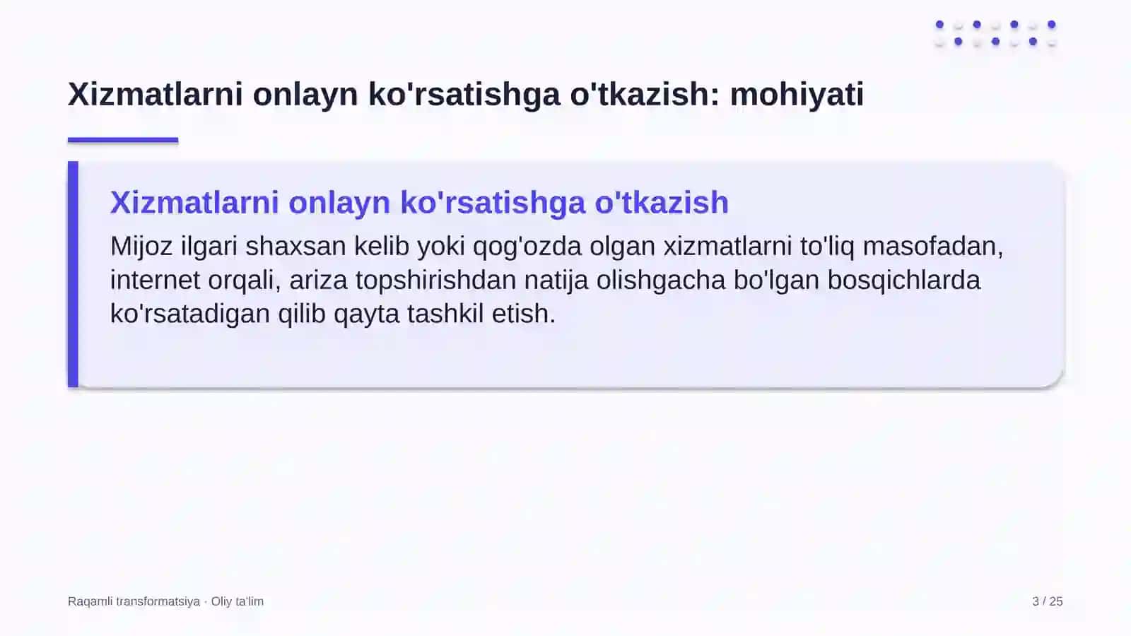 axborot agentliklarida xizmatlarni onlayn ko'rsatishga o'tkazish 9242 3