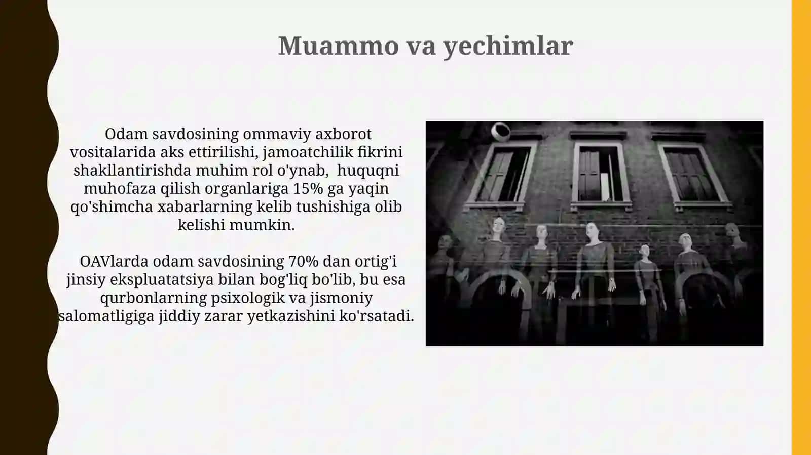 Mass-mediada odam savdosi mavzusining talqinlari 3