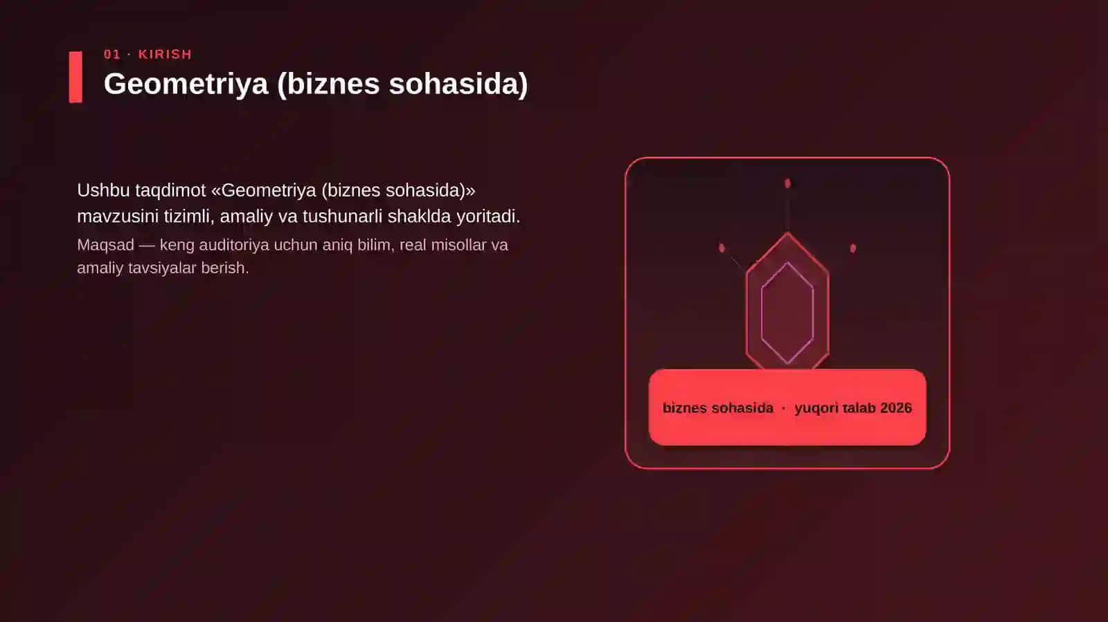 Geometriya (biznes sohasida) 3