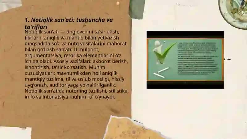 Notiqlik sanʼati haqida tushuncha. Notiqlik sanʼati tarixi 3