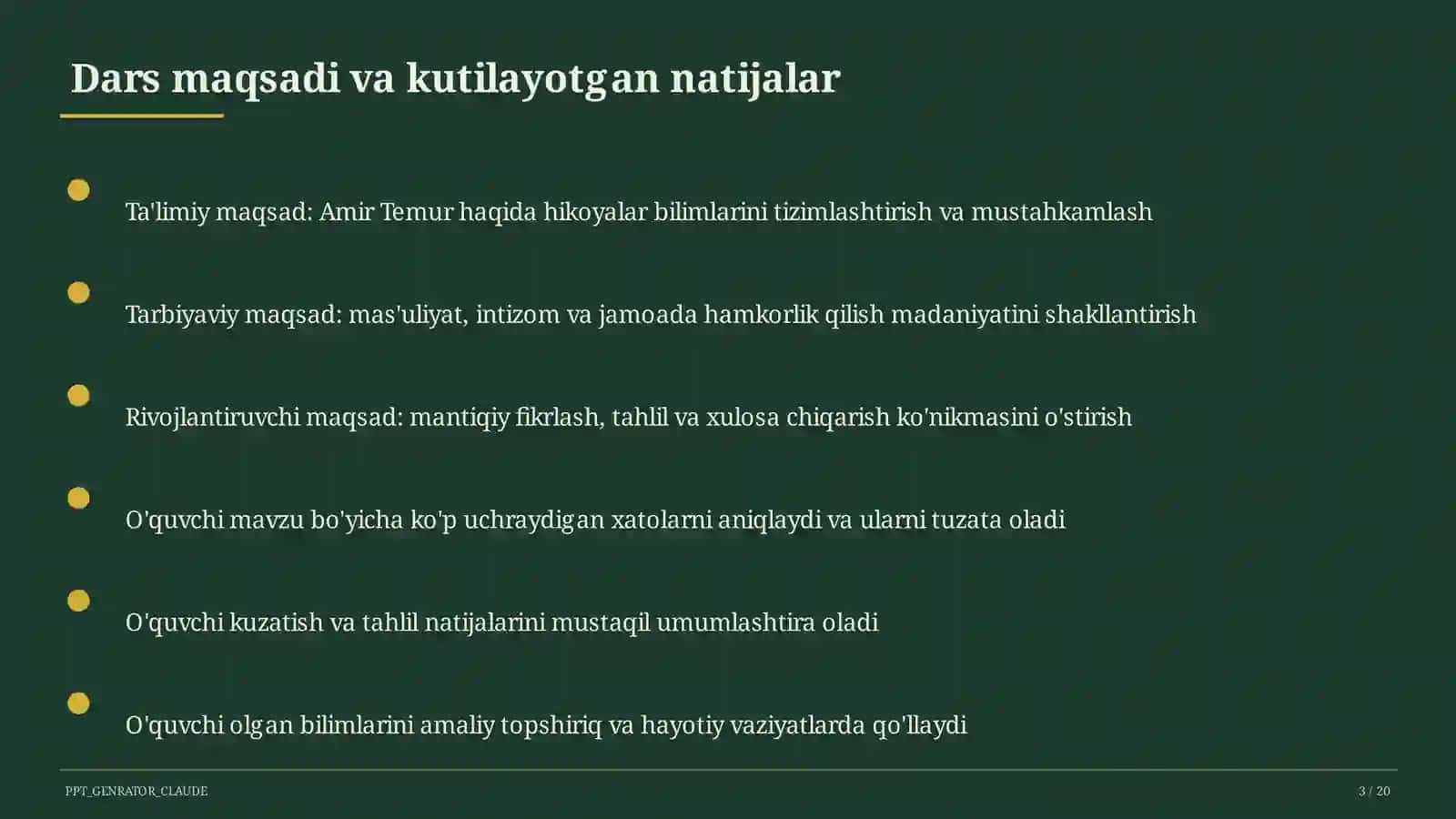 Amir Temur haqida hikoyalar (5-sinf) 3