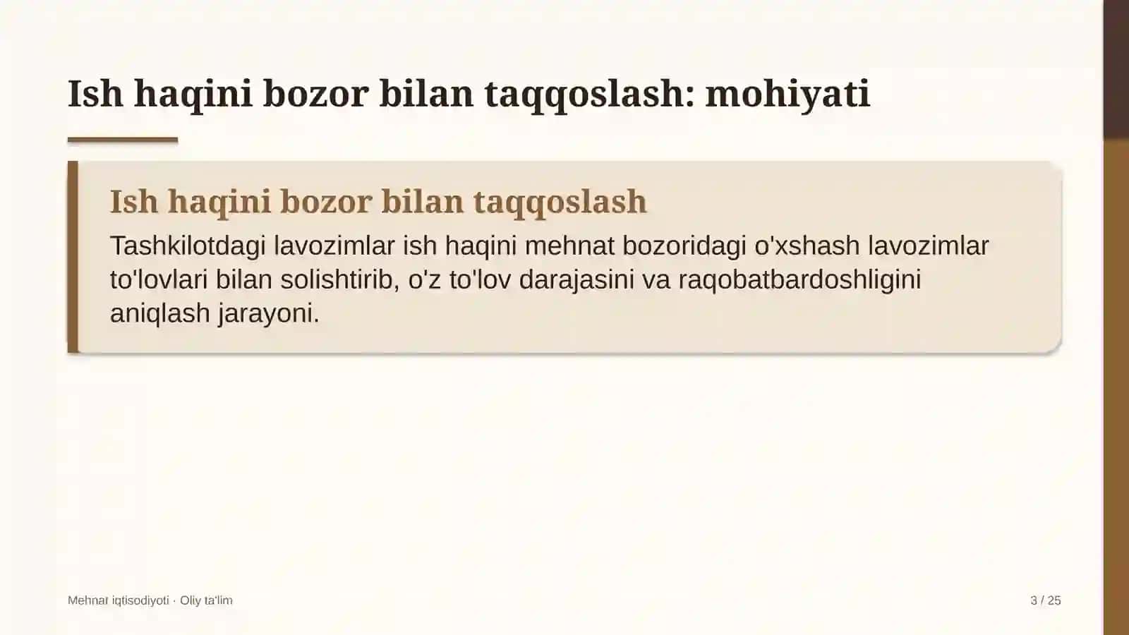 Arxeologiya ekspeditsiyalarida ish haqini bozor bilan taqqoslash 3