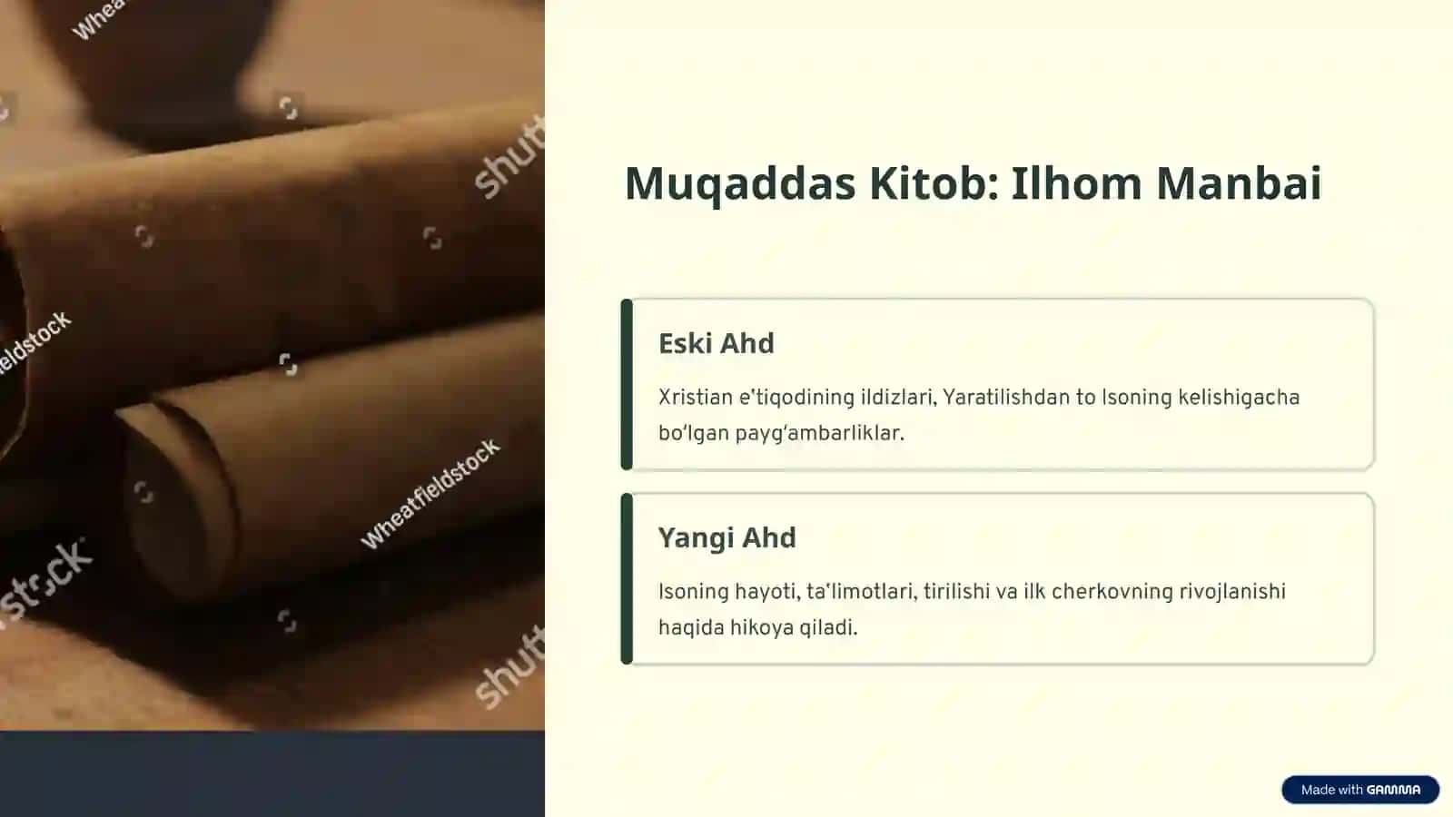 Xristianlik Dini: Global Qaramoq 3