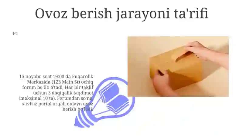 Ovoz berish jarayoni 3