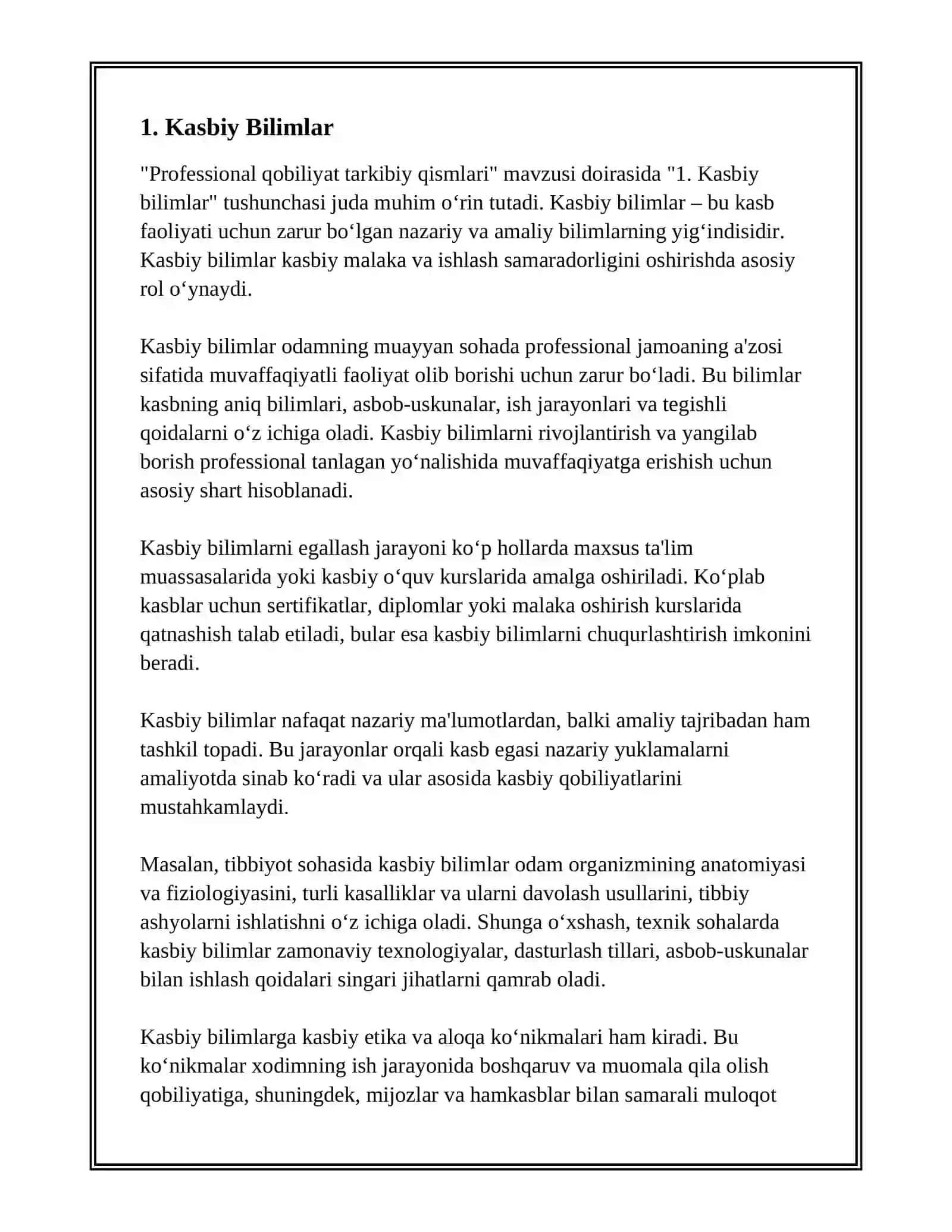 PROFESSIONAL QOBILIYAT TARKIBIY QISMLARI 3