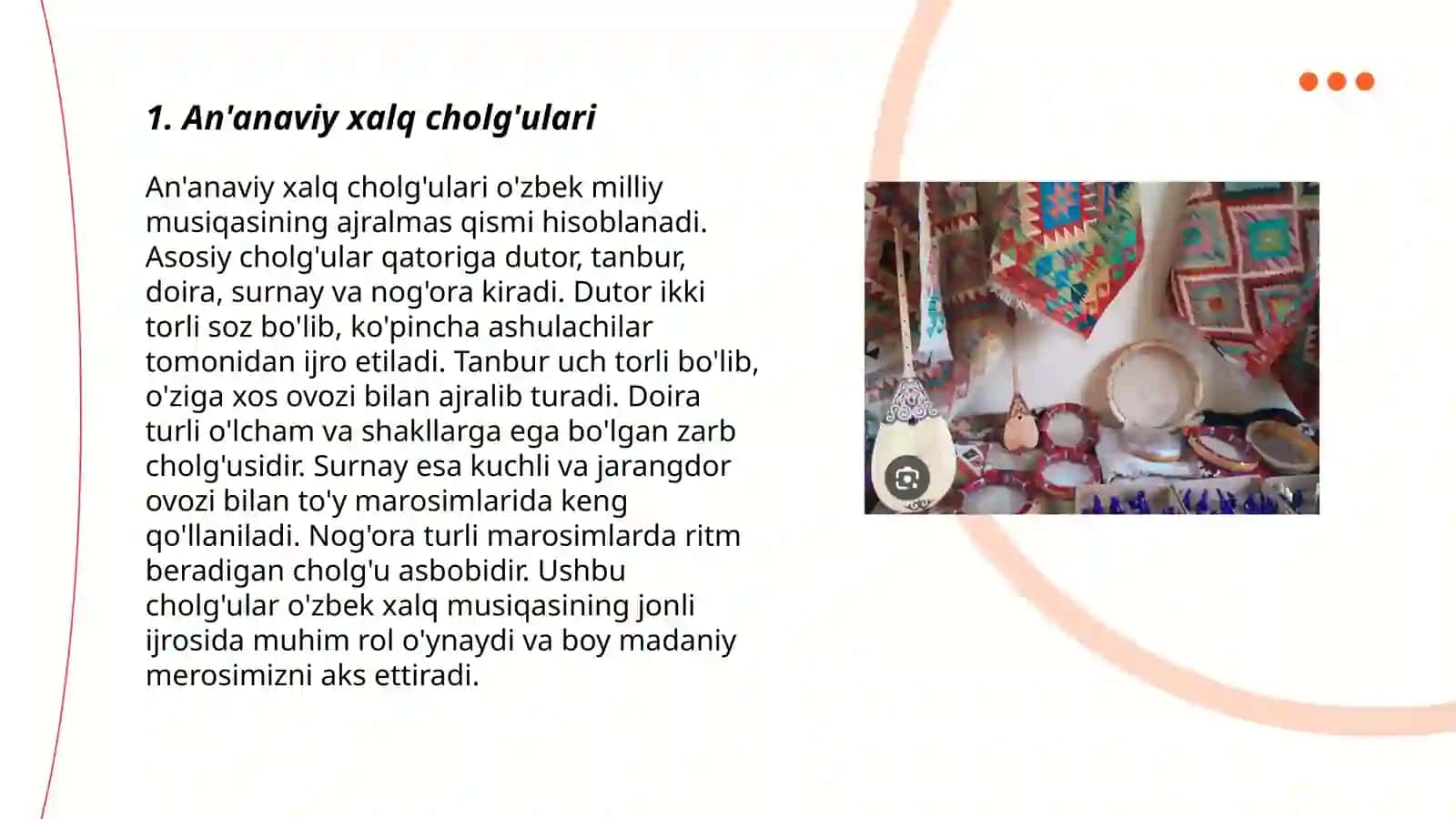 An'anaviy xalq cholg'ulari 3