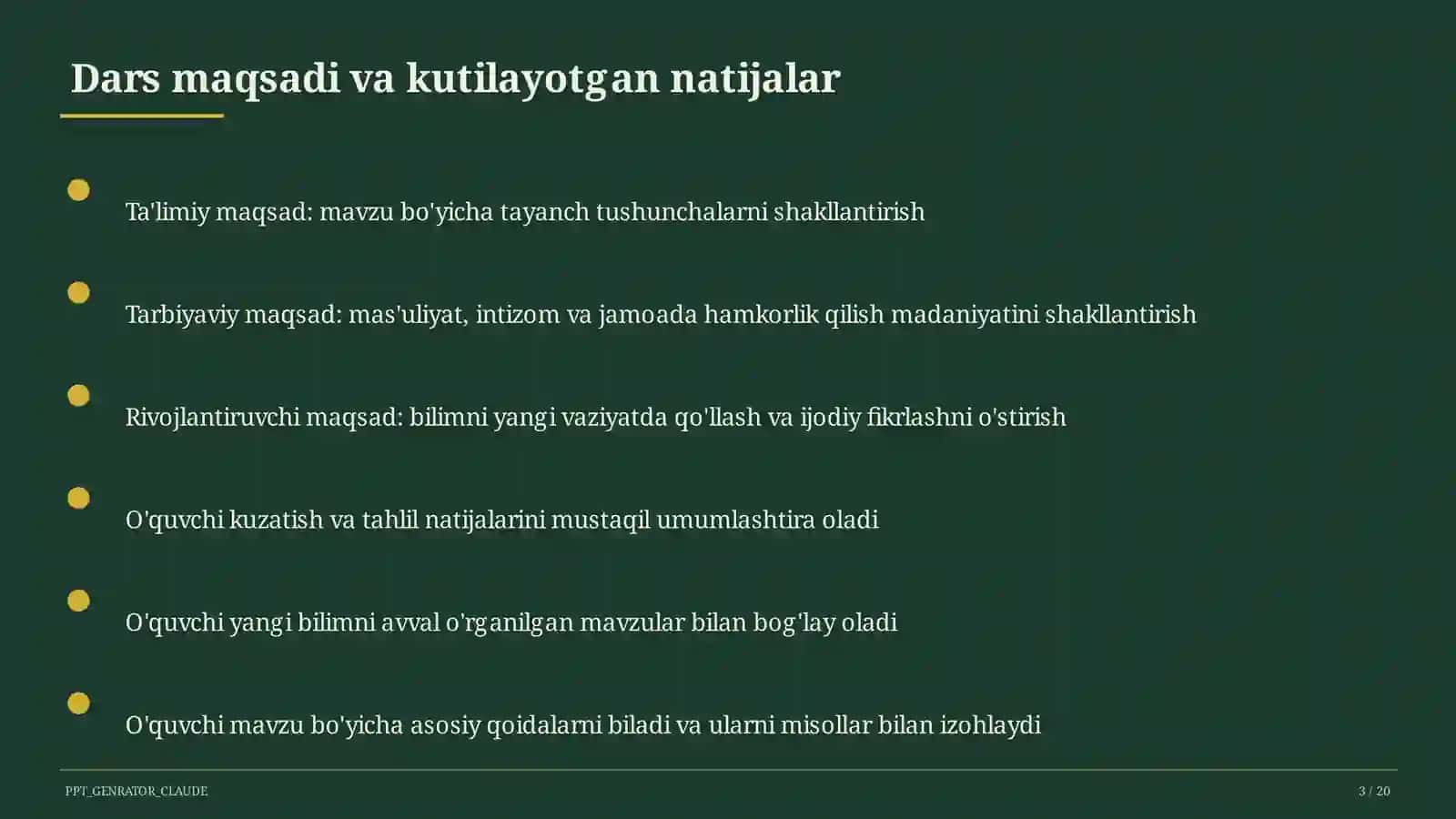 Interfaol metodlar: Venn diagrammasi va Insert 3