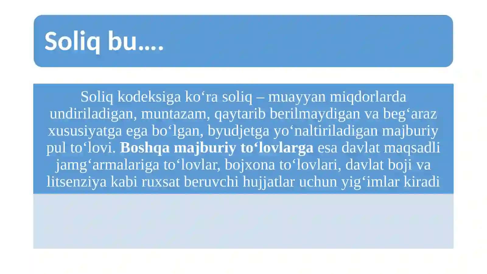 5-Mavzu. Tadbirkorlik faolyatida soliqlar 3