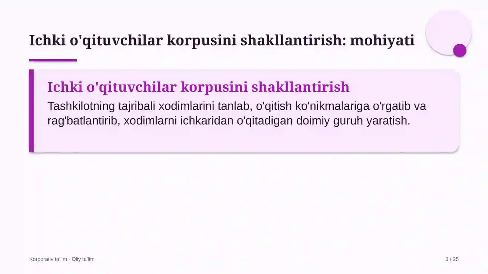 yoshlar turizmida ichki o'qituvchilar korpusini shakllantirish 7074 3
