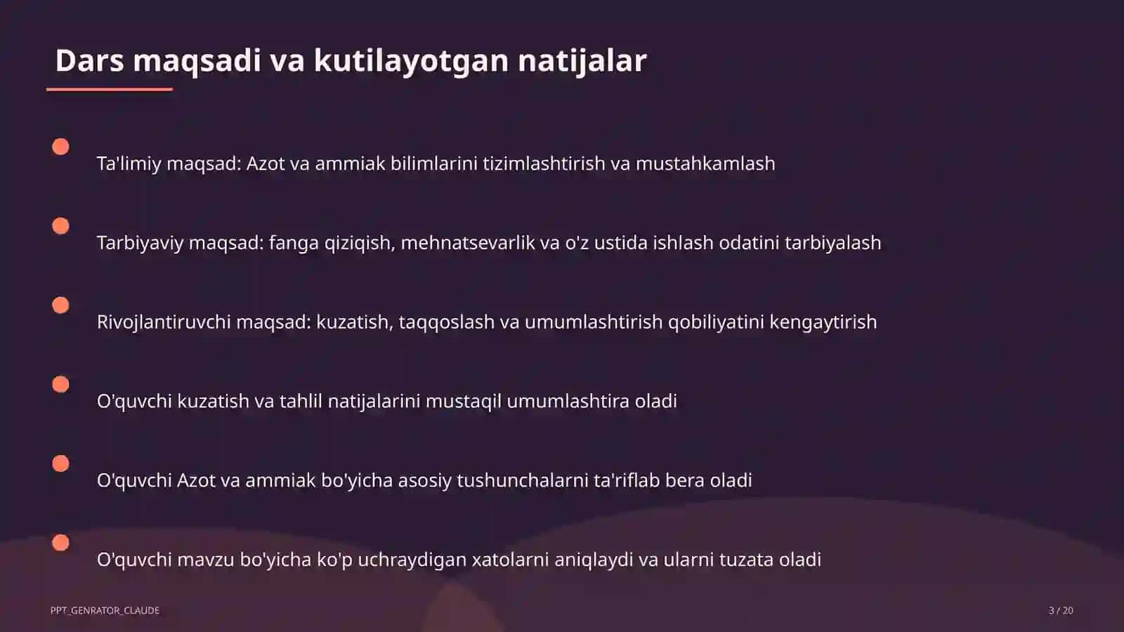 Azot va ammiak (9-sinf) 3