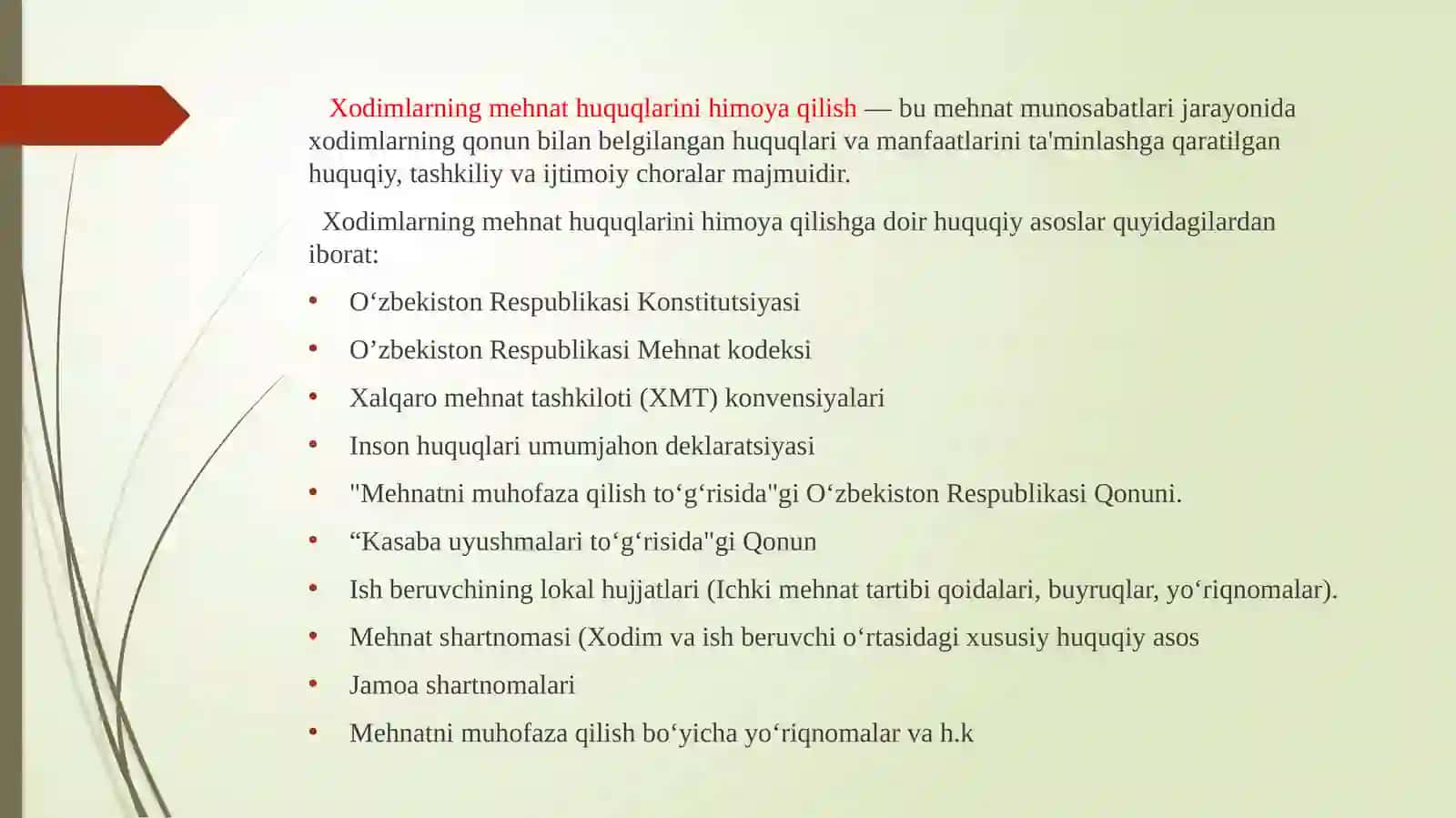 Xodimlarning mehnat huquqlarini himoya qilish 3