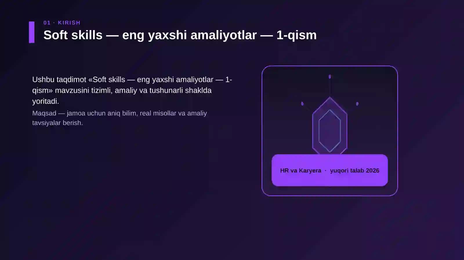 Soft skills — eng yaxshi amaliyotlar — 1-qism 3