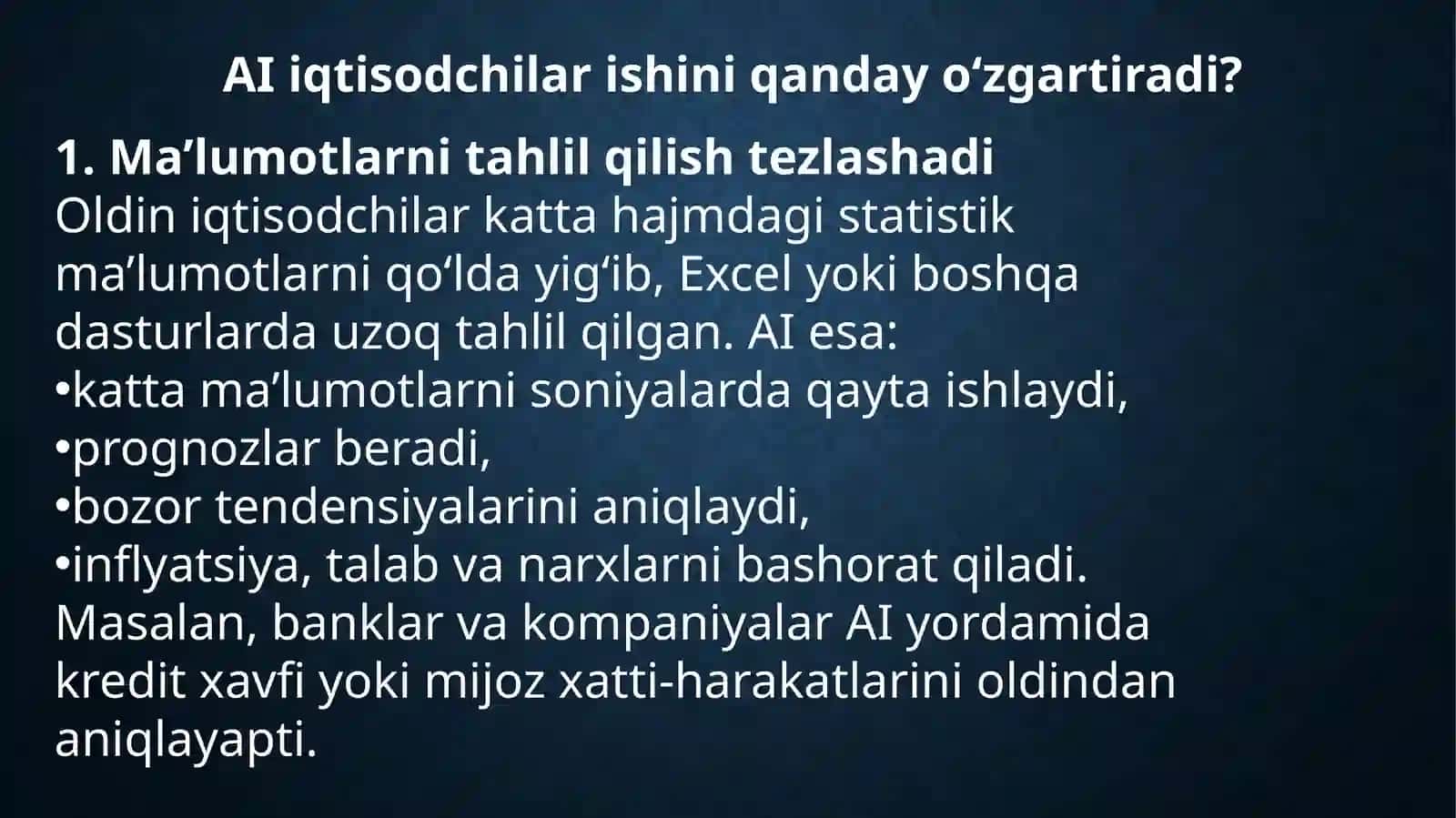 Sun'iy intellekt va iqtisodchi kasbining kelajagi 3