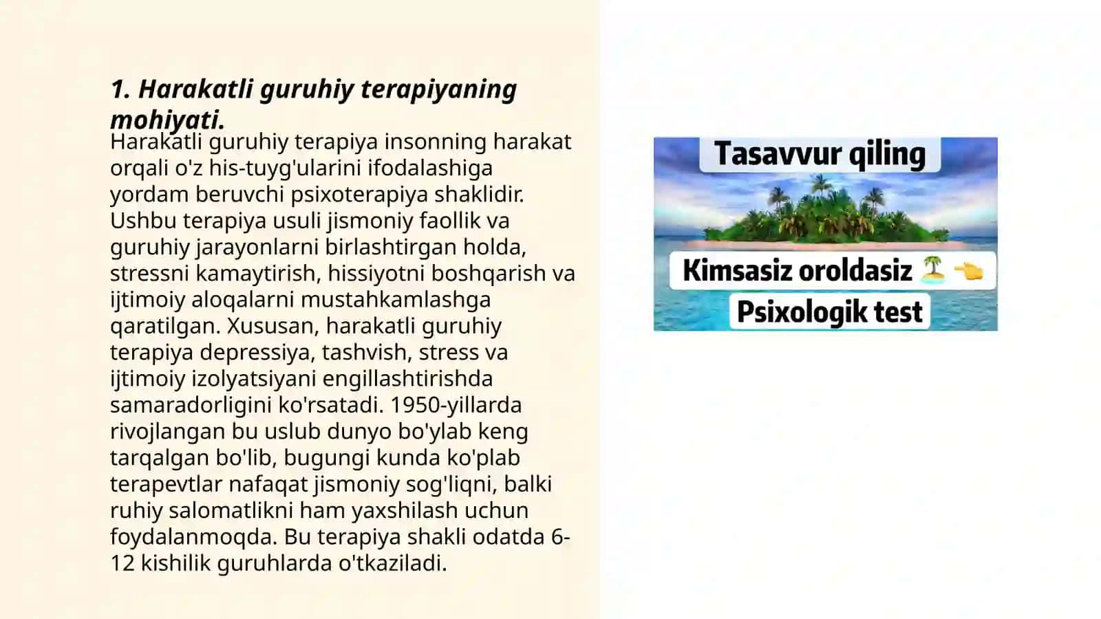 Harakatli guruhiy terapiya 3