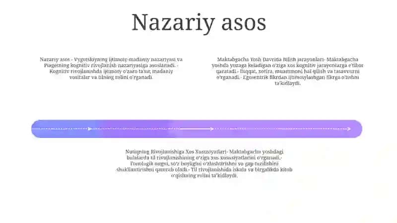 Maktabgacha Yosh Davrida Bilish Jarayonlari Va Nutiqning Rivojlanishiga Xos Xususiyatlari Mavzusi Bo'Yicha Psixodiagnostik Dastur Tuzish 3