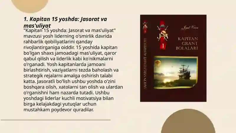 Kapitan 15 yoshda: Jasorat va mas'uliyat 3