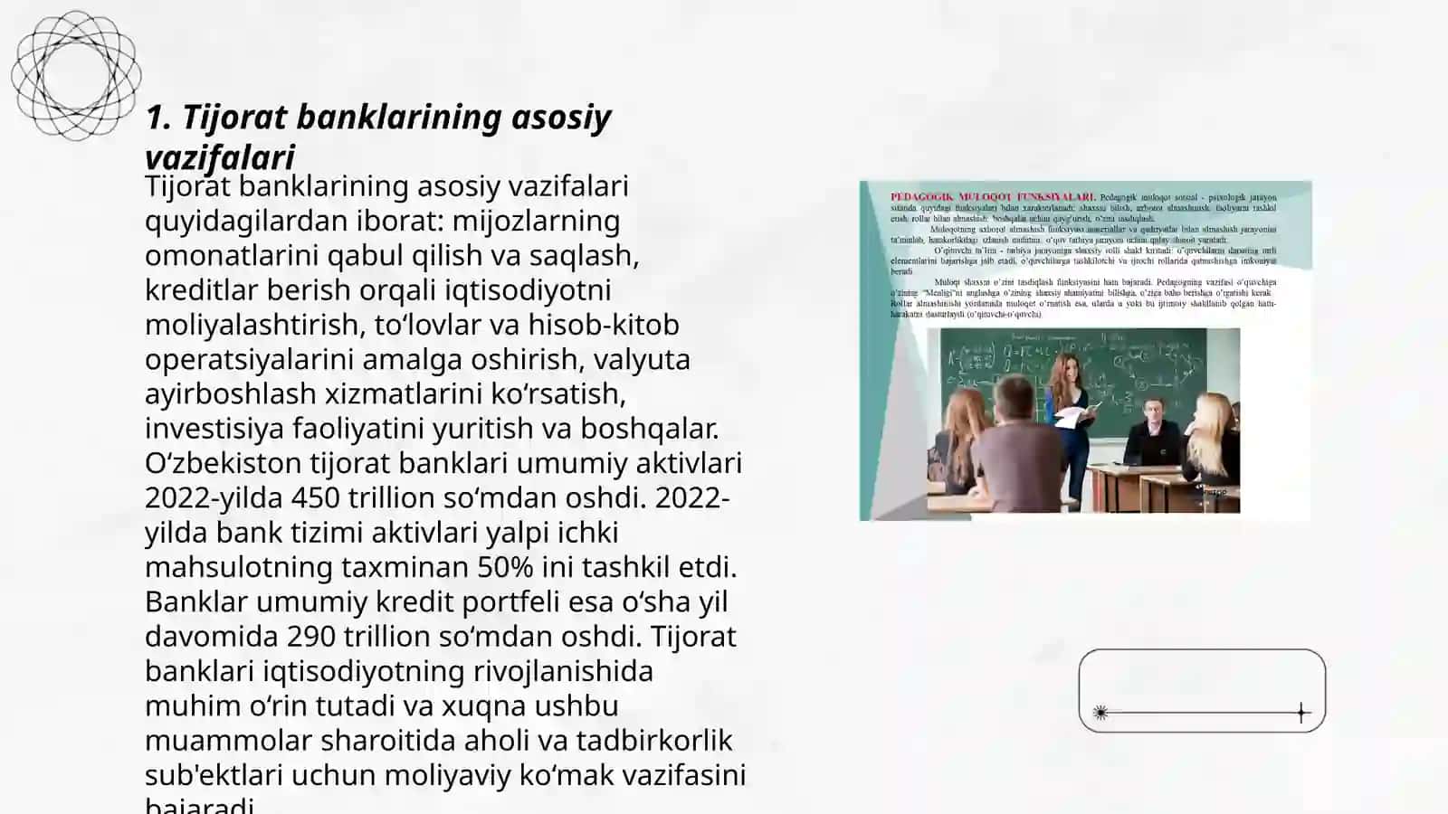 Tijorat banklarining vazifalari va funksiyalari 3