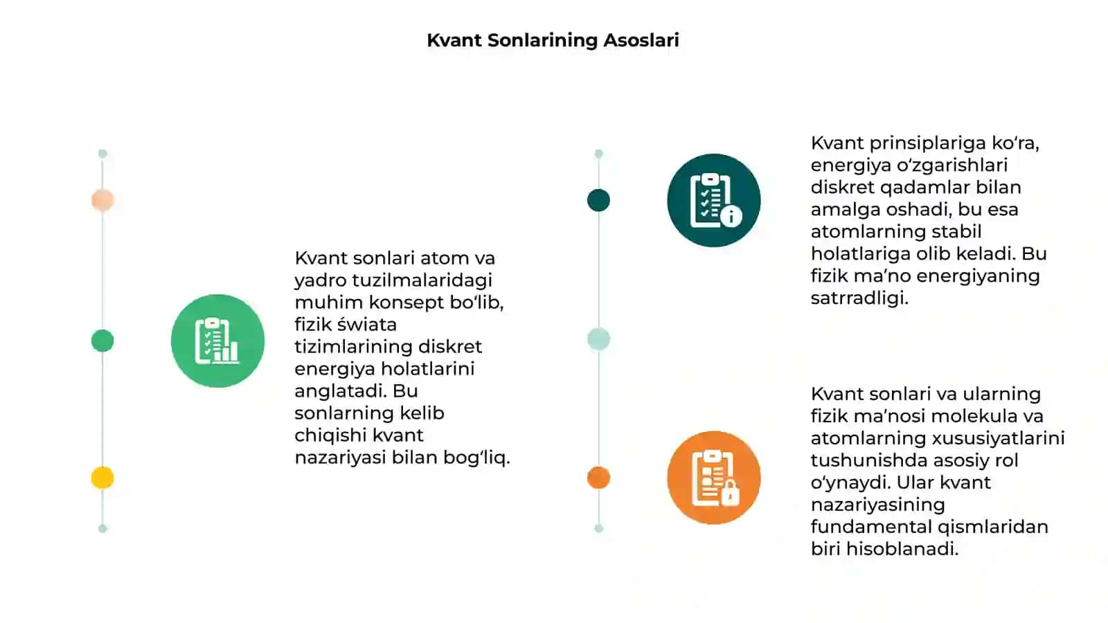 Kvant Sonlarining Asoslari 3