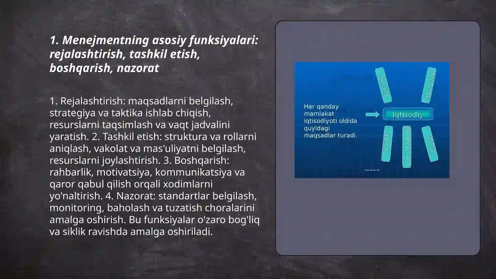 Biznesni boshqarish asoslari faniga kirish va umumiy malumotlar 3