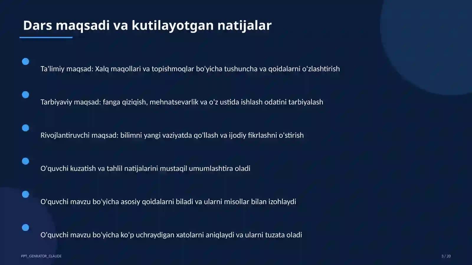 Xalq maqollari va topishmoqlar (2-sinf) 3