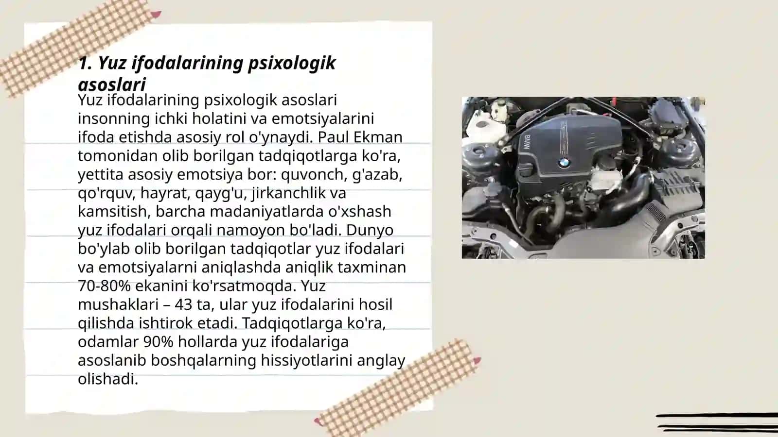 Yuz ifodalarining psixologik asoslari 3