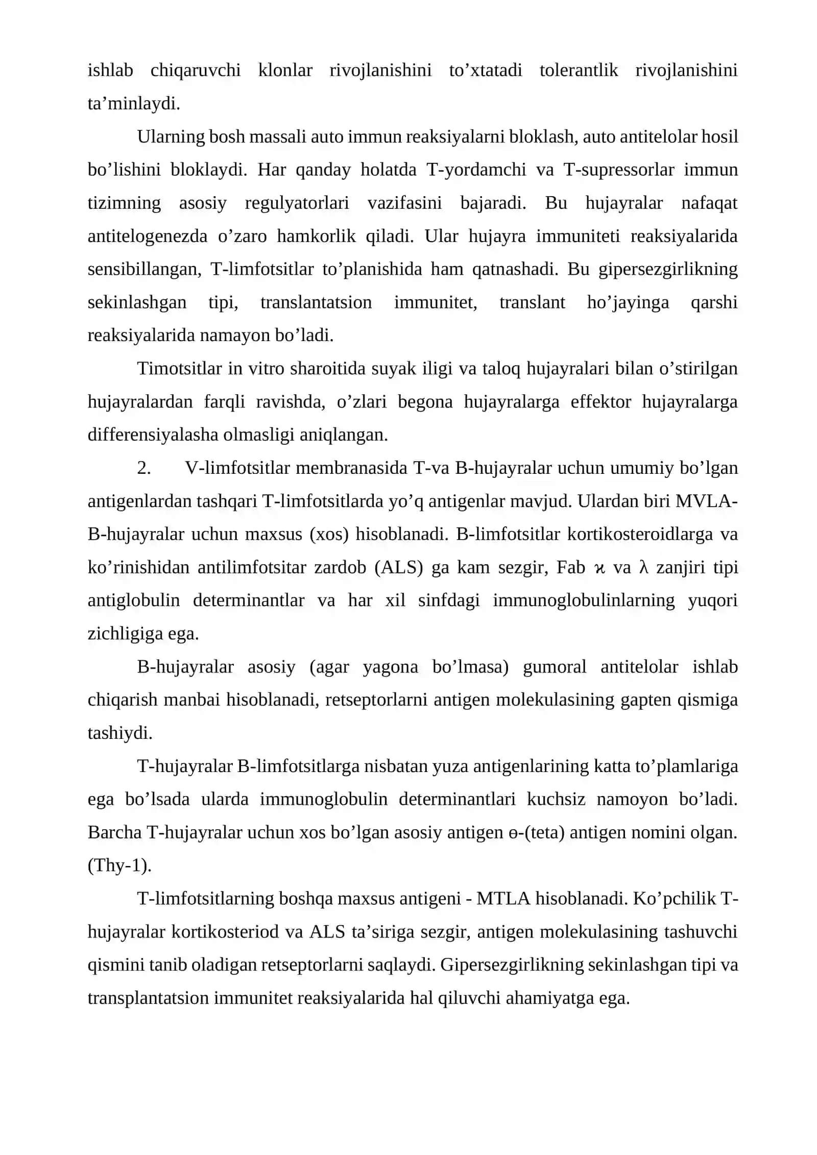 T- va B- Limfotsitlar haqida tushuncha 3