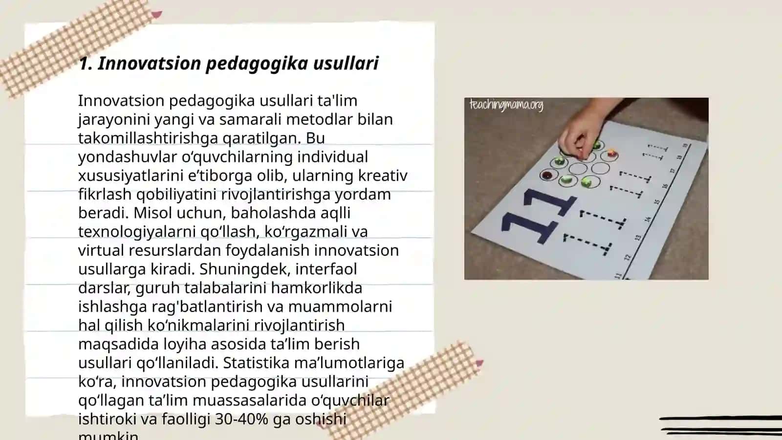 Oʻqituvchining innovatsion faoliyati 3