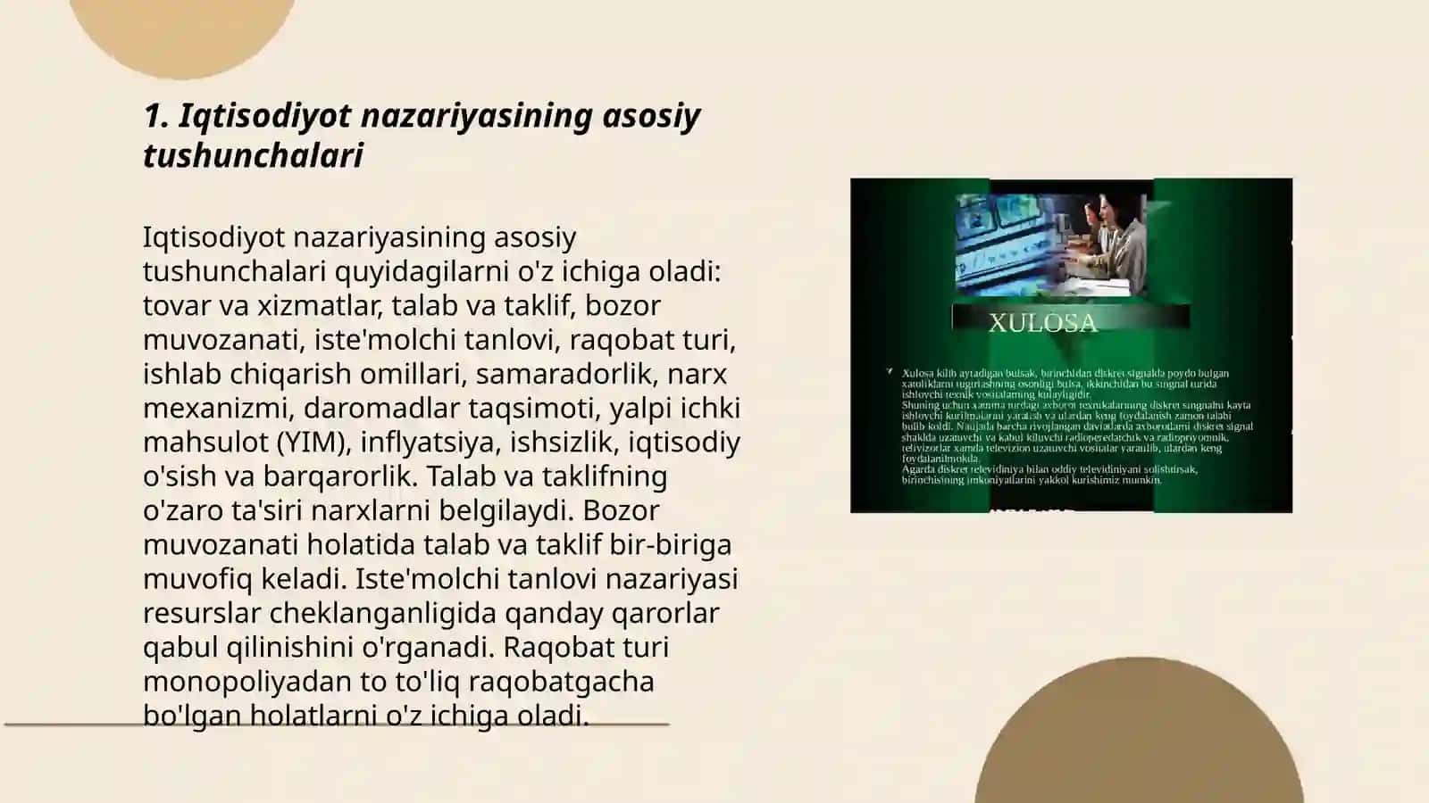 Iqtisodiyot nazaryasi haqida tushuncha 3