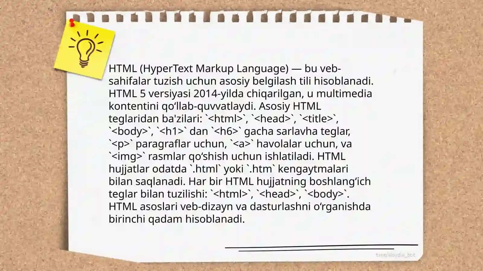HTML asoslari 3