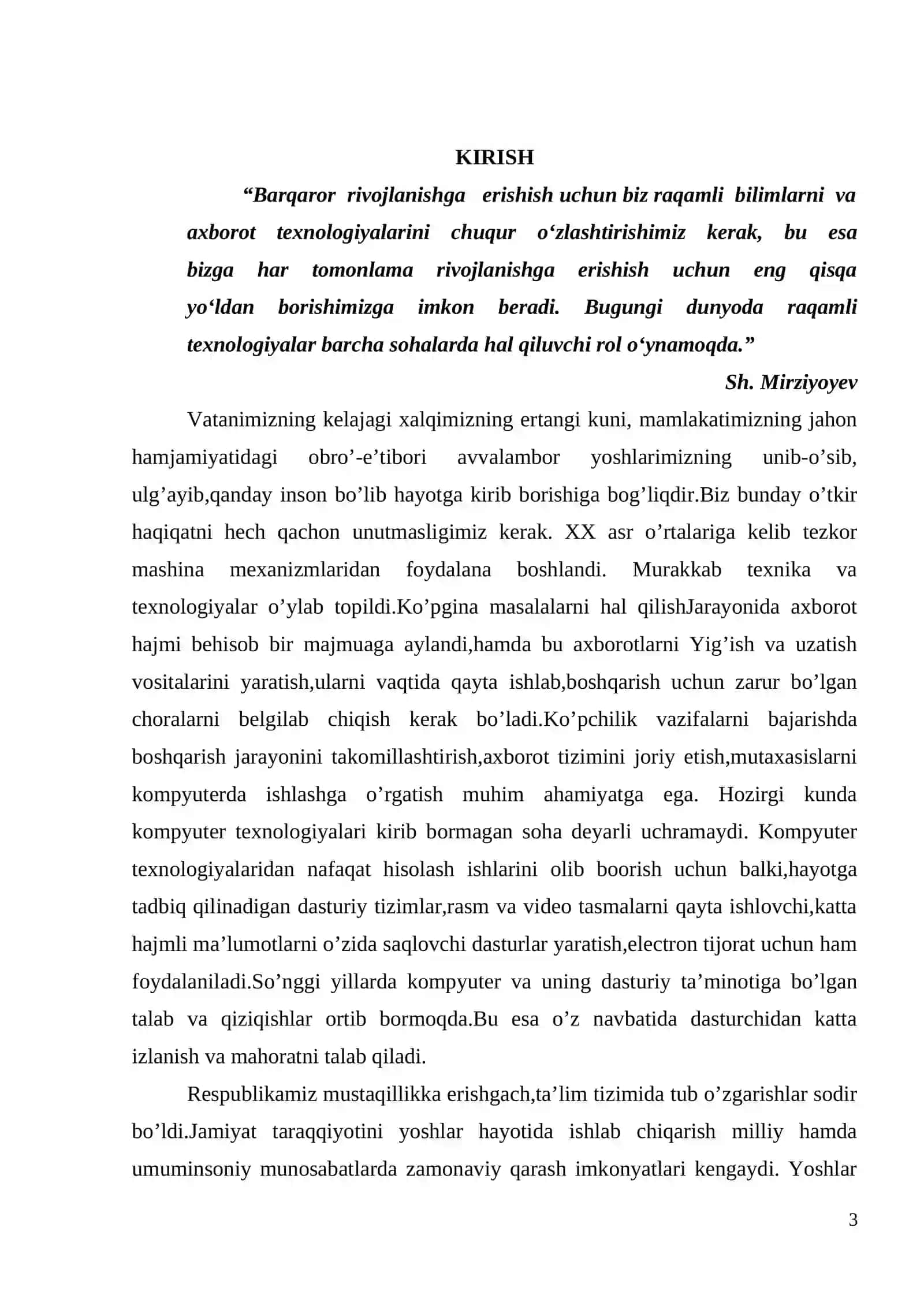 “Talabalar bilimini baxolashda test tizimi” 3