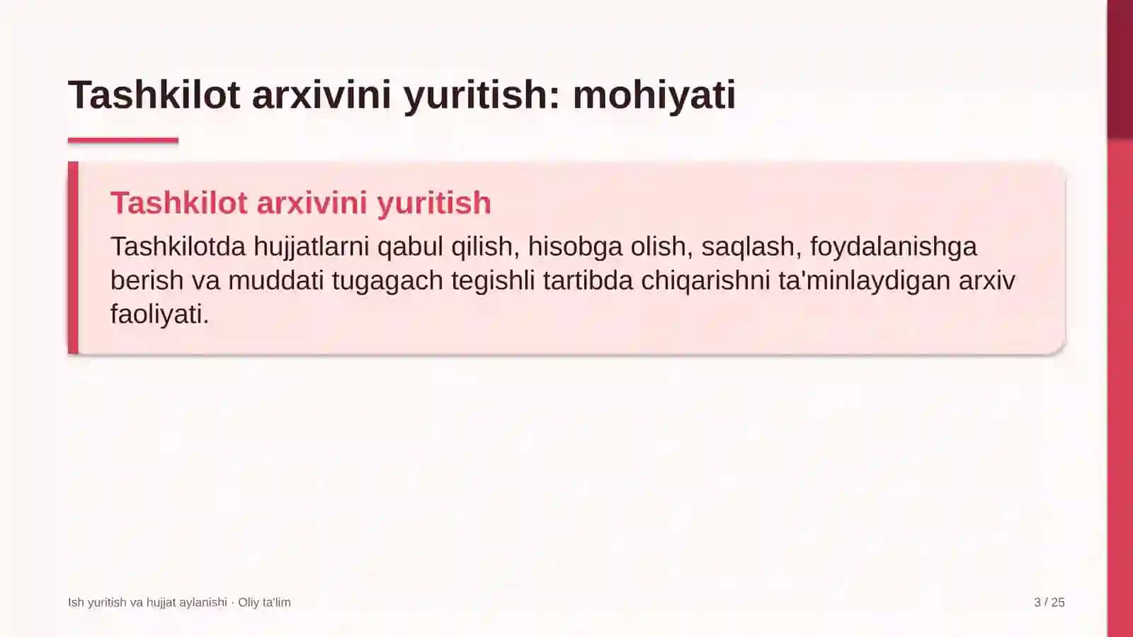 chiqindi poligonlarida tashkilot arxivini yuritish 7464 3