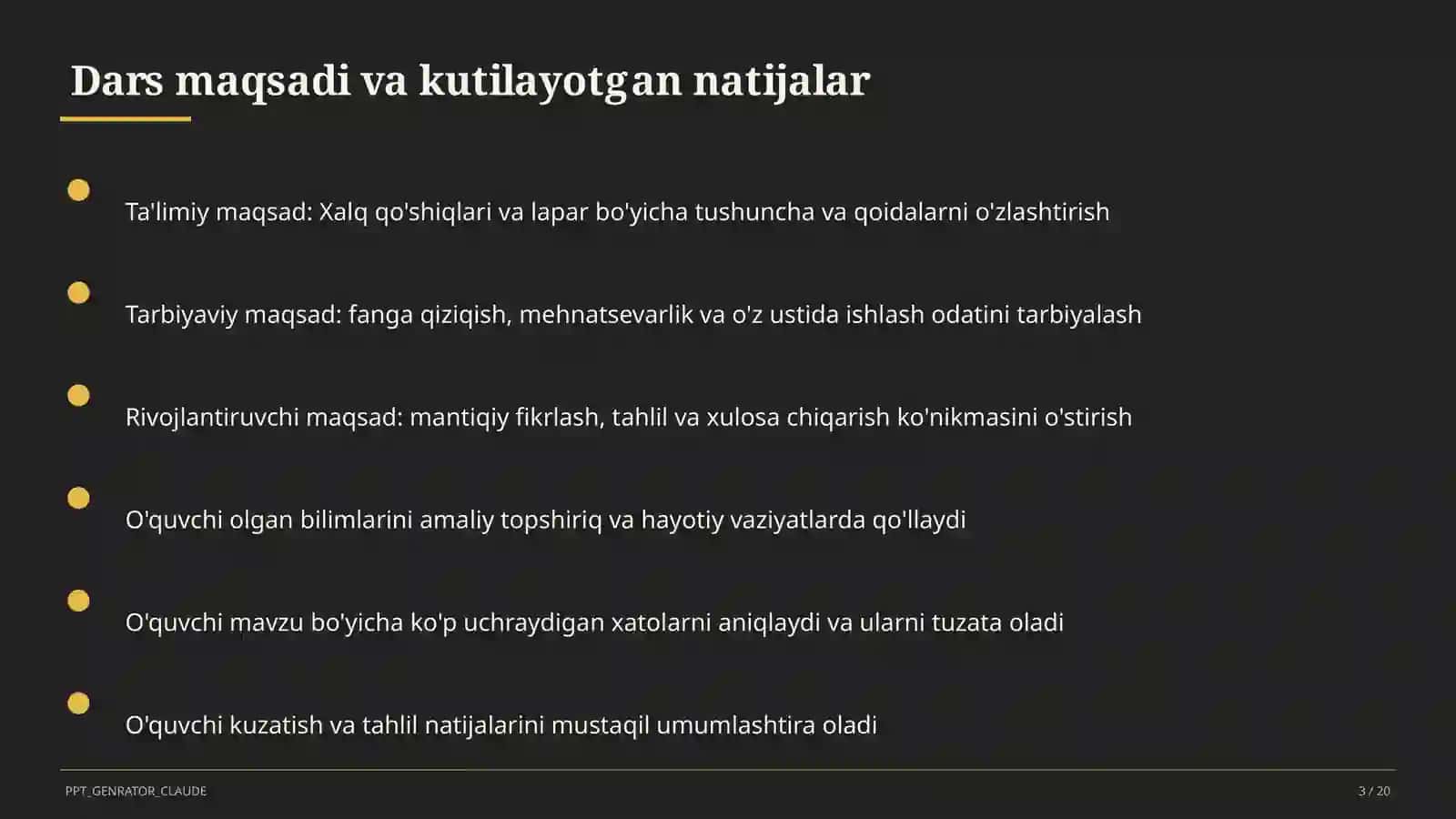 Honyaklar (3-sinf) 3