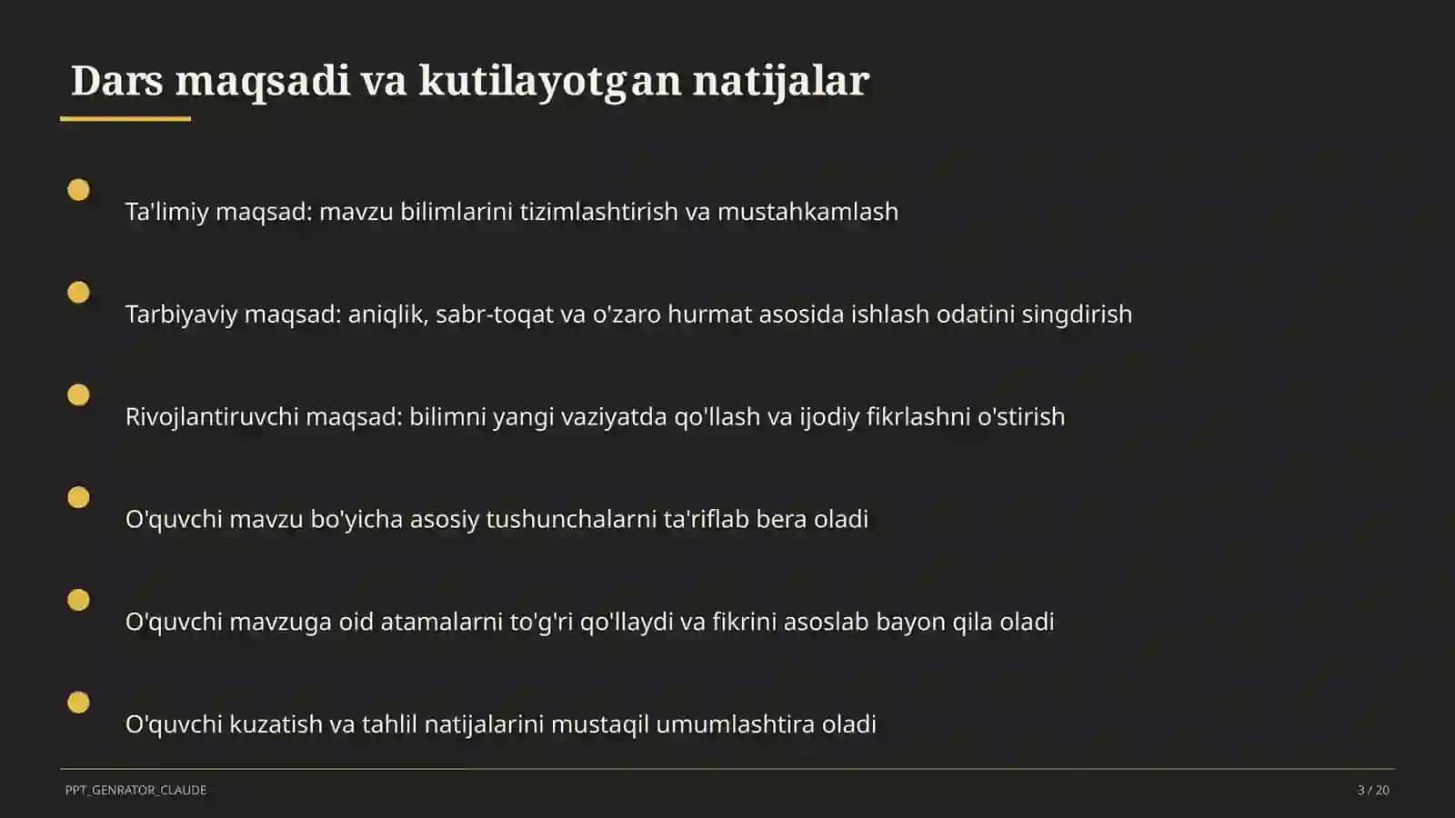 Dolzarb mavzular — maktab va o'qituvchilar 3