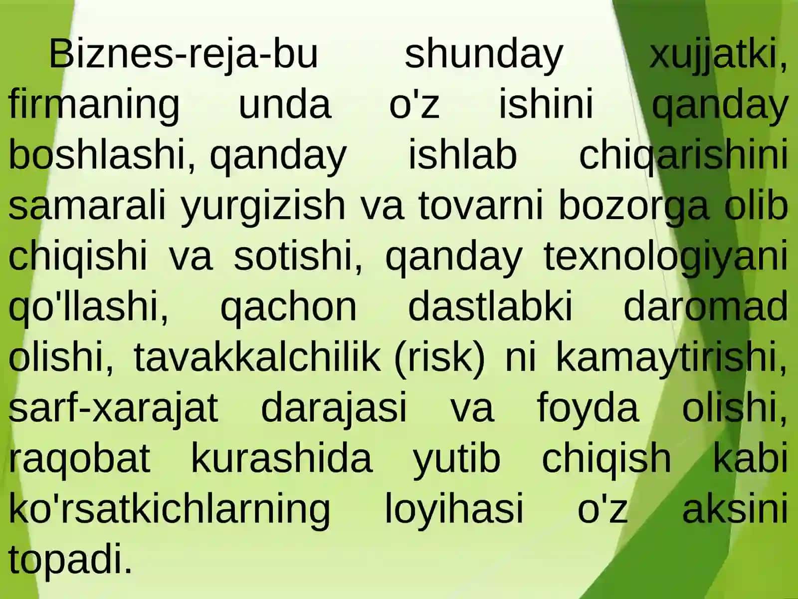 KORXONANING BIZNES REJASI(4 SOAT)1-MA’RUZA 3