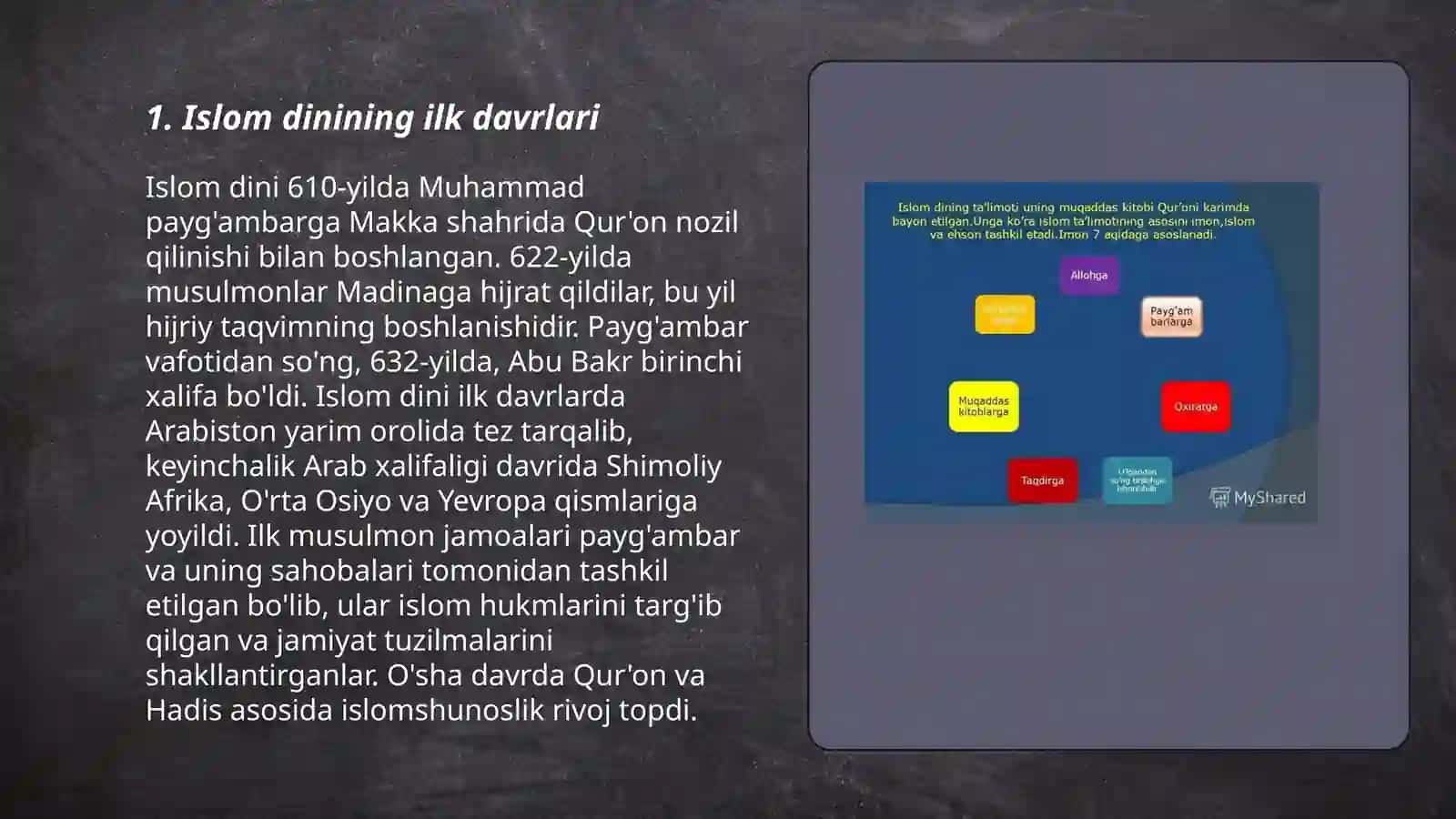 Islom dinining ilk davrlari 3