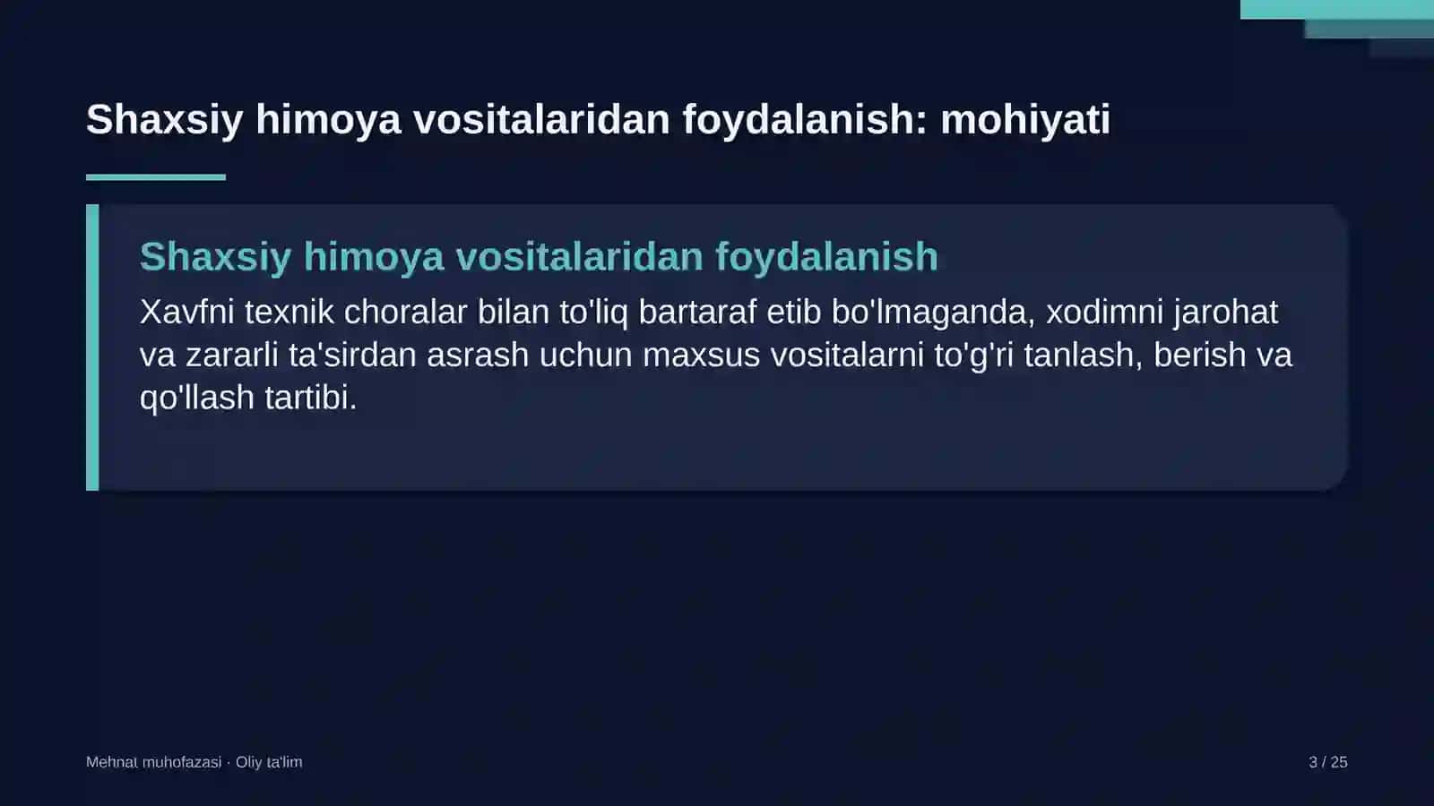 prezident maktablarida shaxsiy himoya vositalaridan foydalanish 6904 3