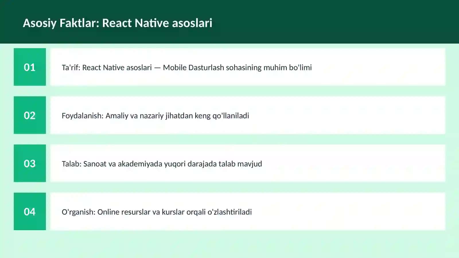 React Native asoslari 3